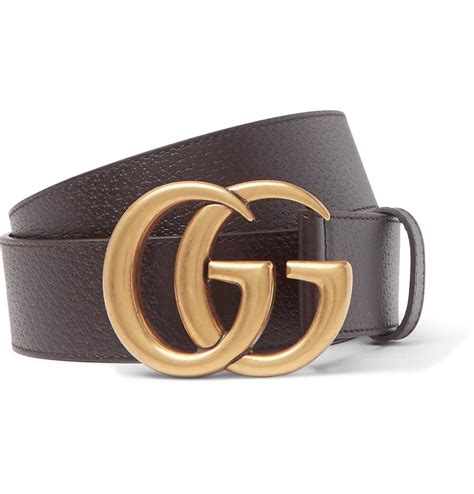 brown gucci belt men's